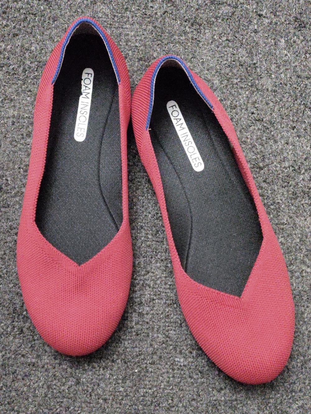 Rothy's Women's Rose-Red Ballet Flats